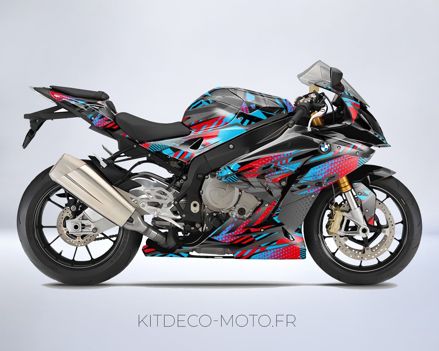 kit déco bmw s1000rr splash rouge