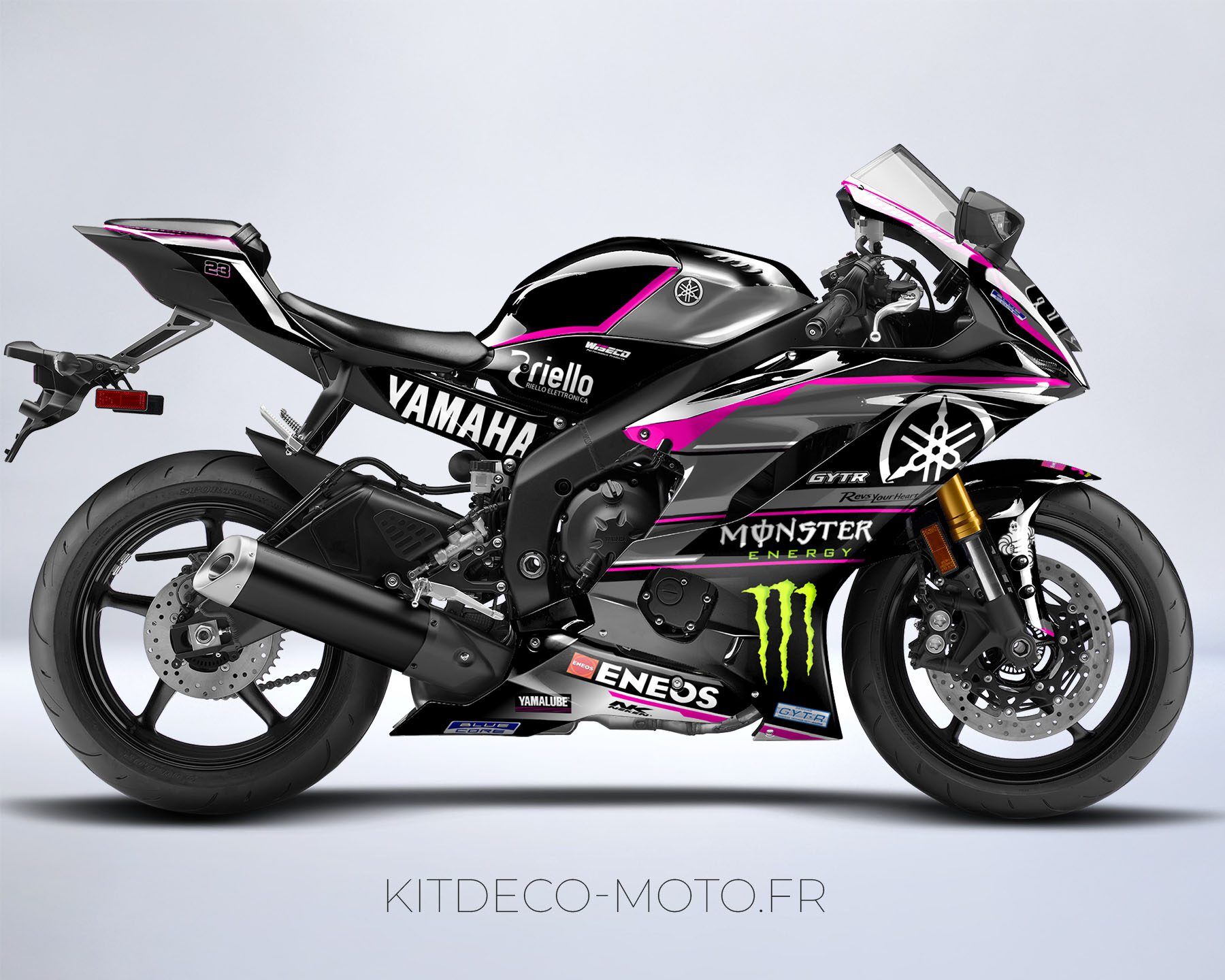 kit déco yamaha r6 gytr rose
