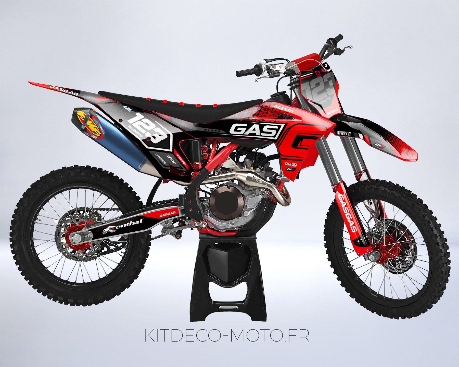 kit déco gasgas ec (2021 2023) acerbis noir