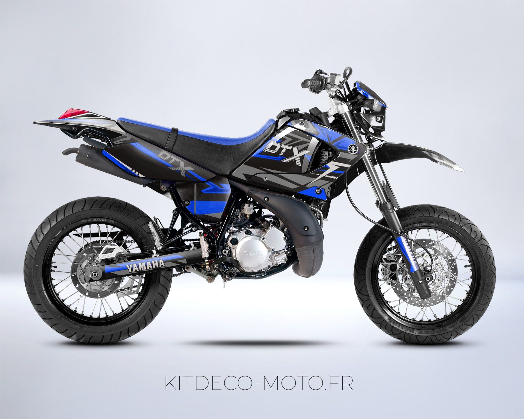 kit déco yamaha dt 125 aircross bleu