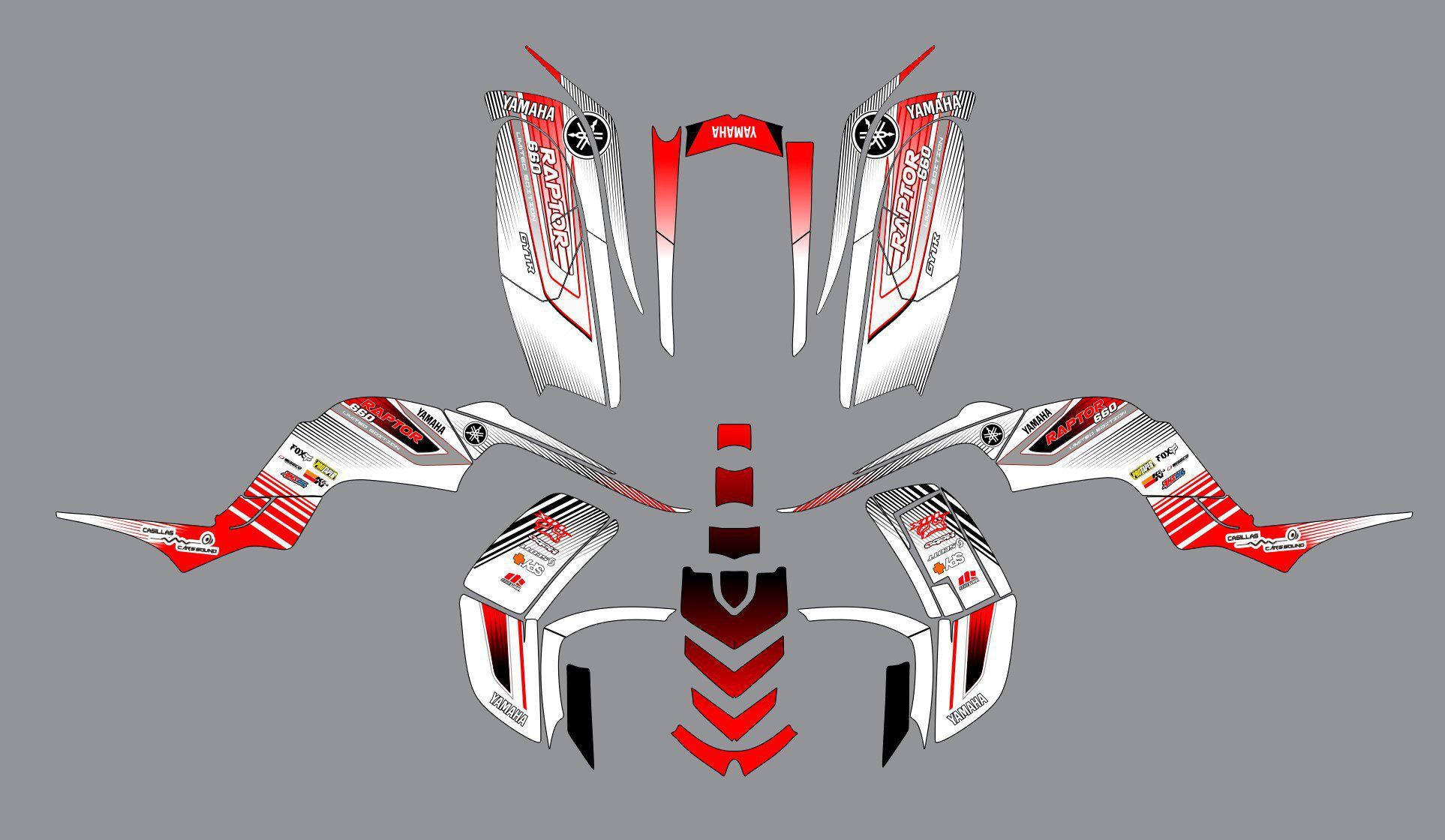kit déco yamaha yfm 660 raptor limited edition