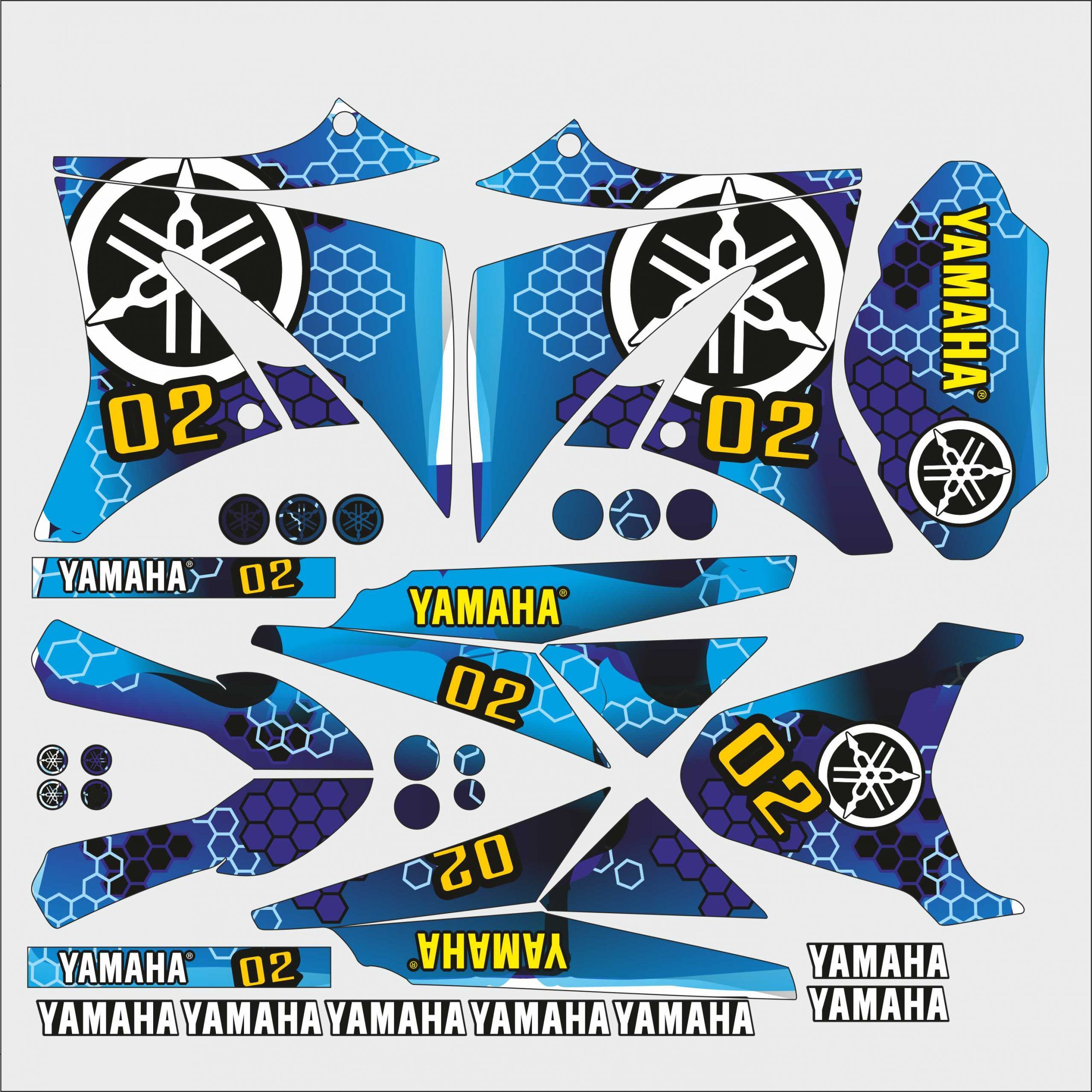 kit déco yamaha xt 125 – bulle