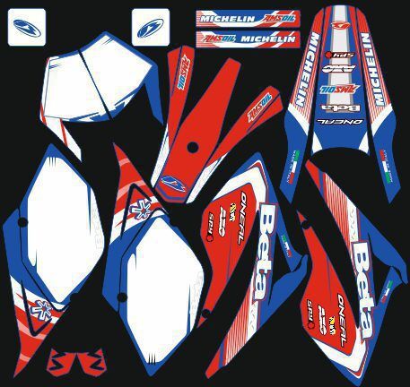 kit déco beta 50 – italie bleu 2006 2010