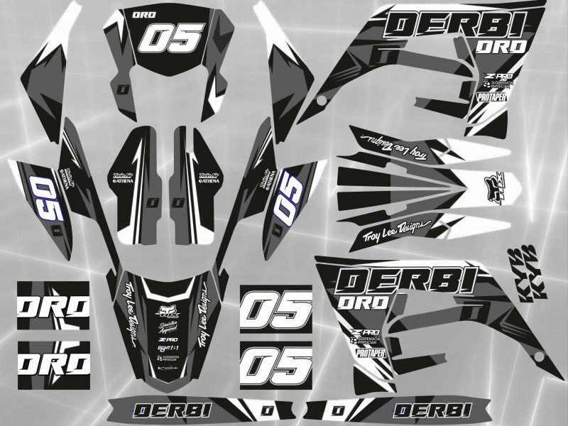 オリジナルアートコレクション#50 Kup zestaw graficzny Fantic XM / XE 50cc (2017-2022) do