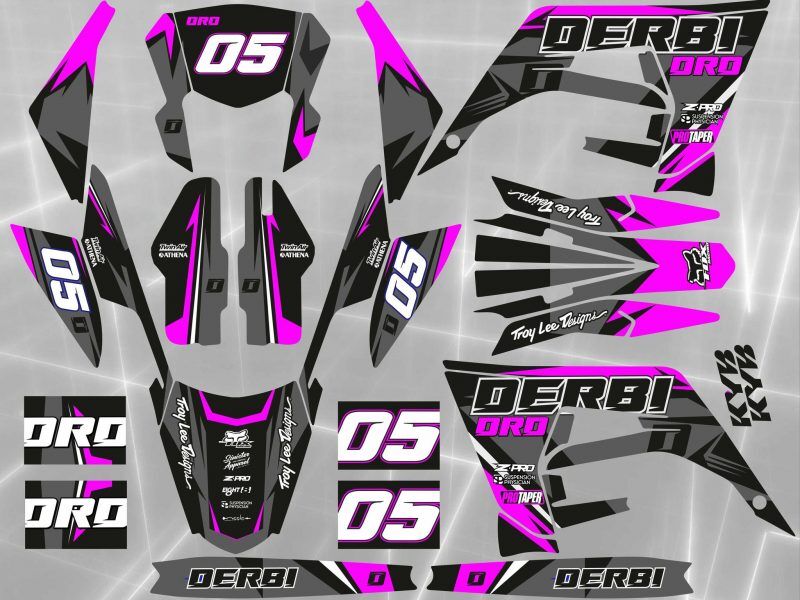 オリジナルアートコレクション#50 Kup zestaw graficzny Fantic XM / XE 50cc (2017-2022) do