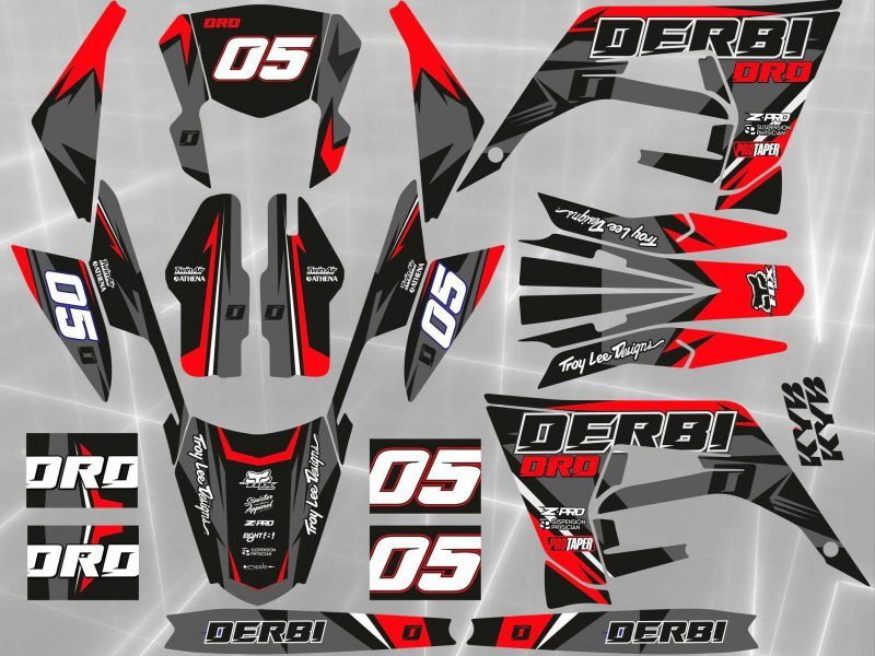 オリジナルアートコレクション#50 Kup zestaw graficzny Fantic XM / XE 50cc (2017-2022) do