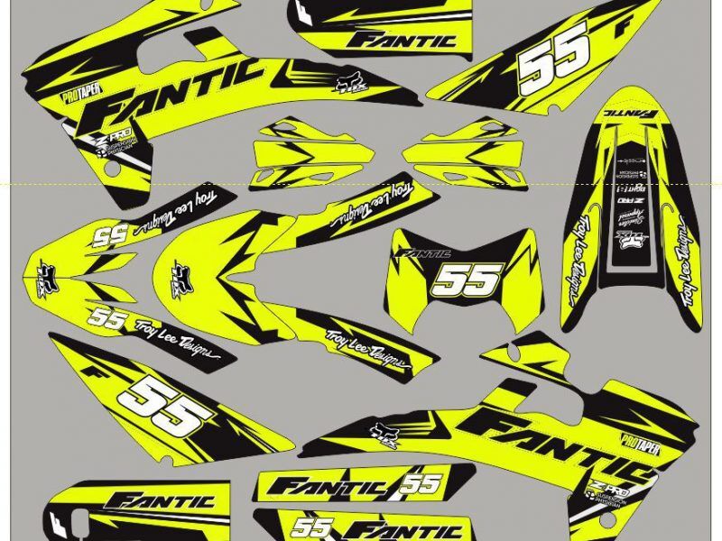 オリジナルアートコレクション#50 Kup zestaw graficzny Fantic XM / XE 50cc (2017-2022) do