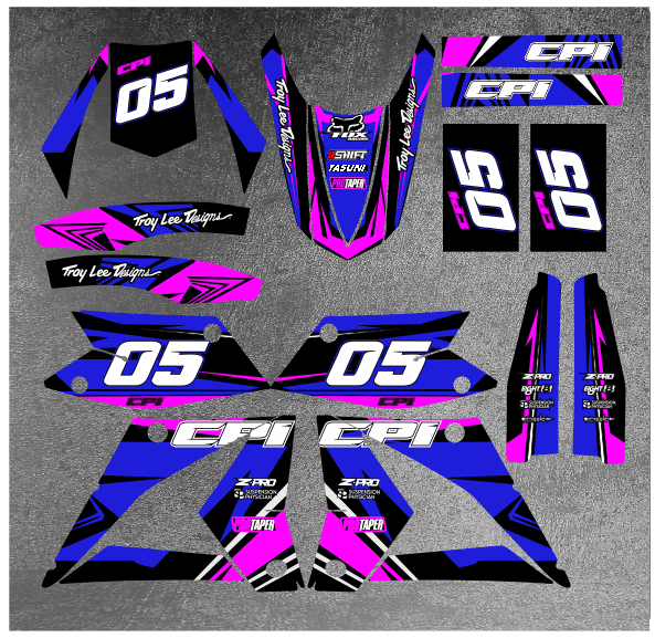 kit déco cpi 50 – craft bleu / rose