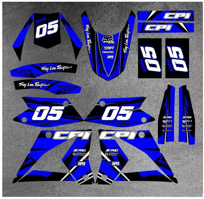 kit déco cpi 50 – craft bleu