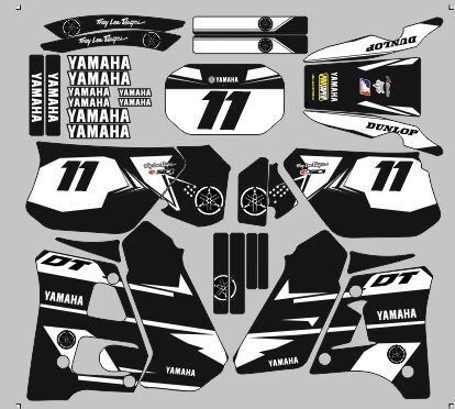 kit déco yamaha dt 125 – factory
