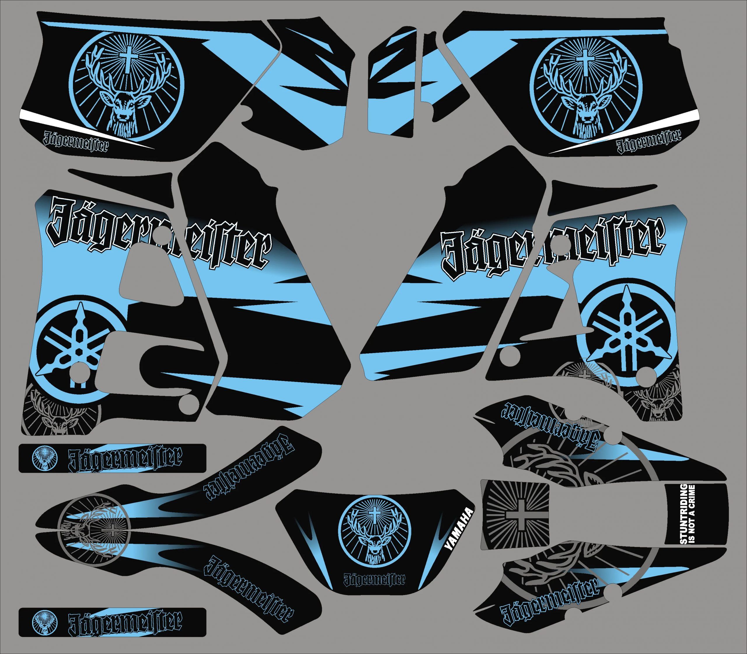 kit déco yamaha dt 125 – jager