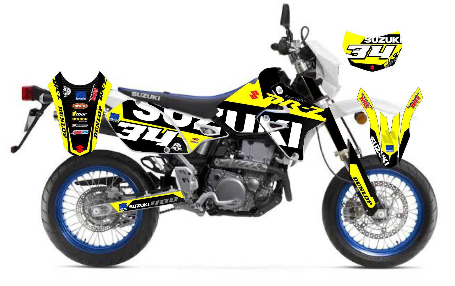 kit déco suzuki drz 400 factory racing