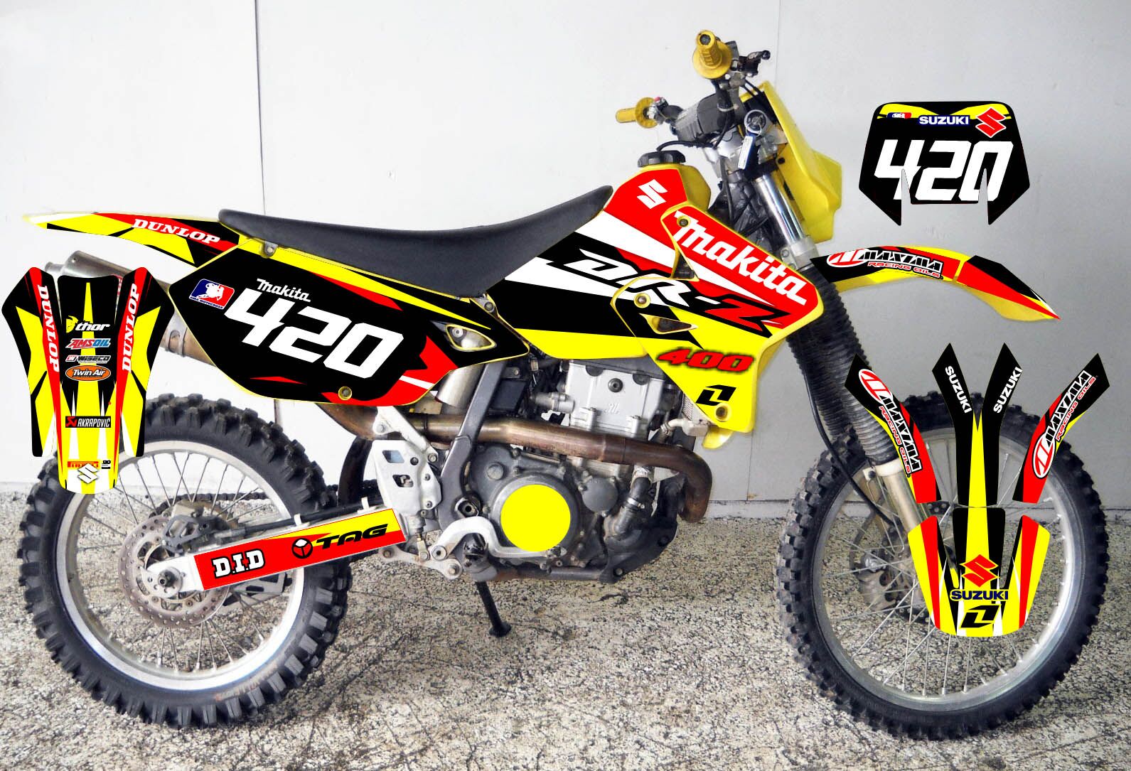 kit déco suzuki drz 400 maki