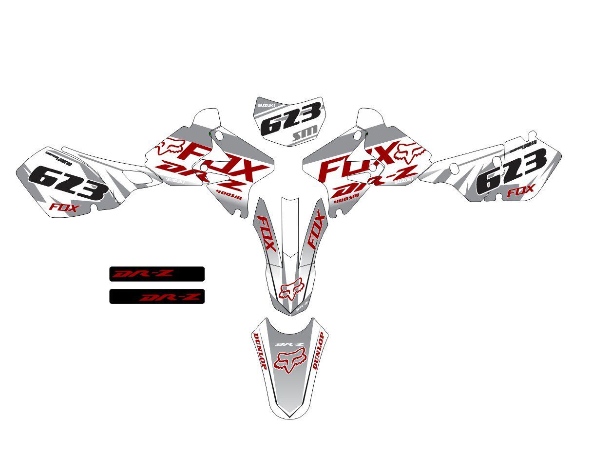 kit déco suzuki drz 400 renard