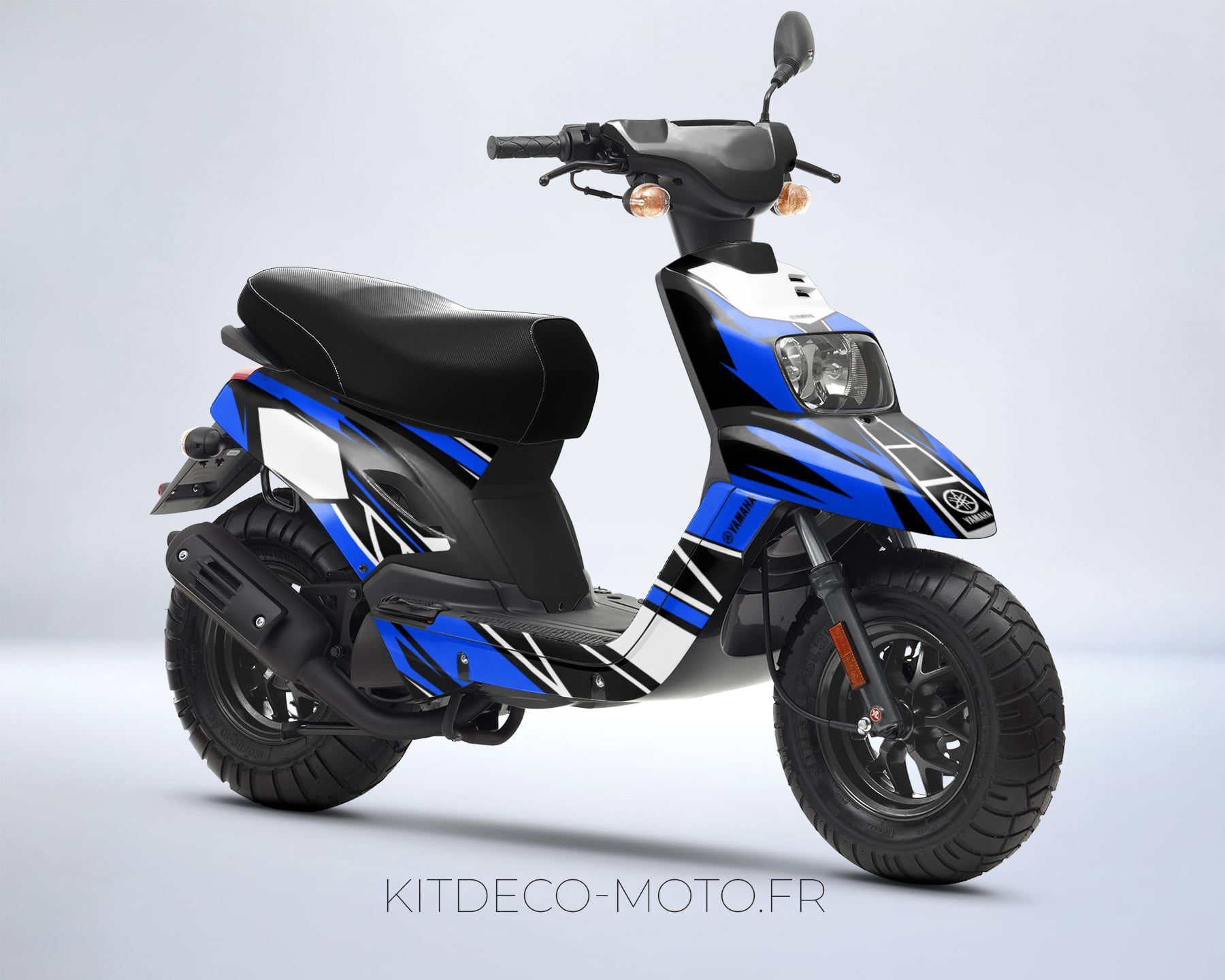 kit déco mbk booster (2004 2018) 60th anniversaire yamaha bleu