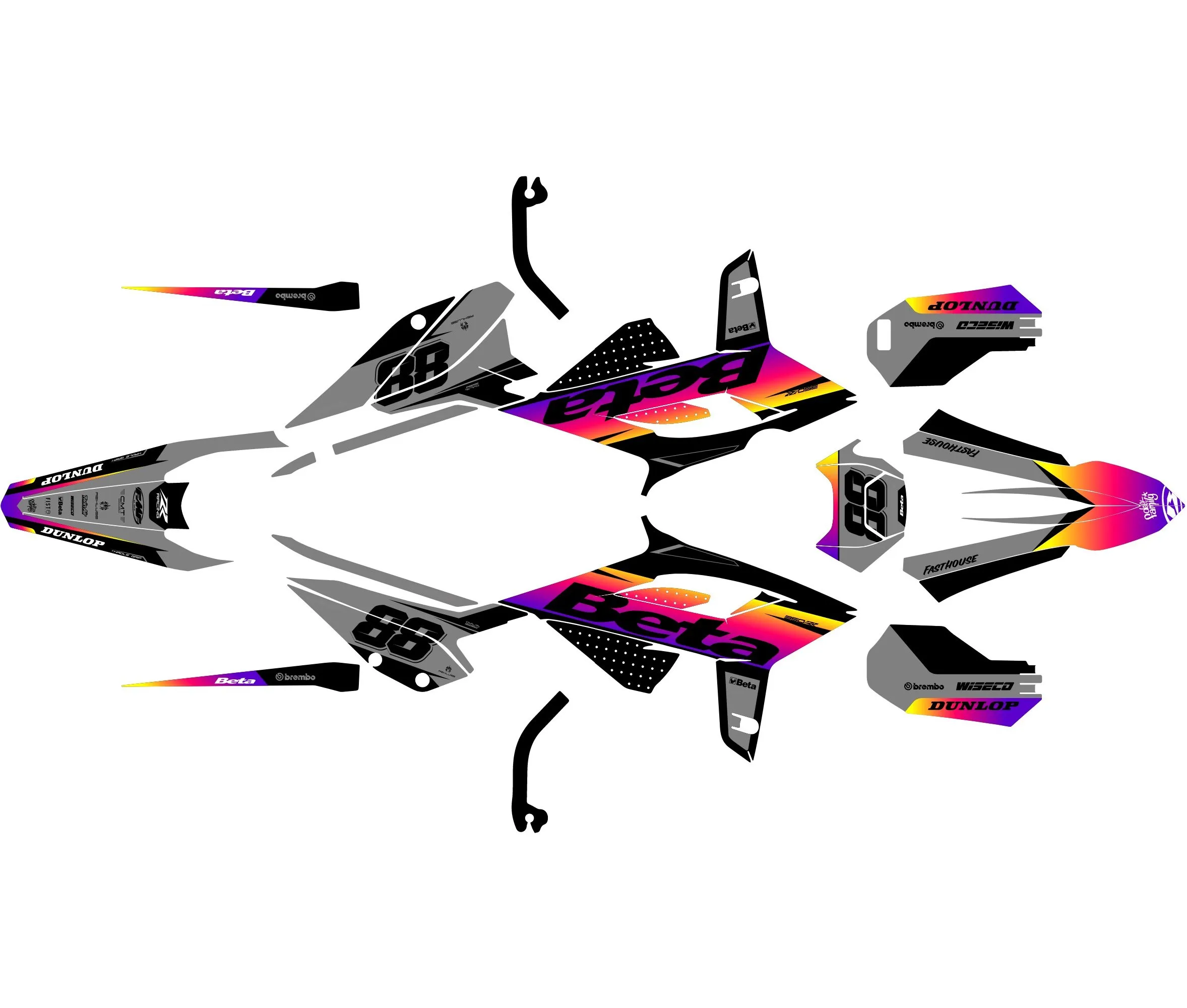 kit déco beta (2020 2022) neon