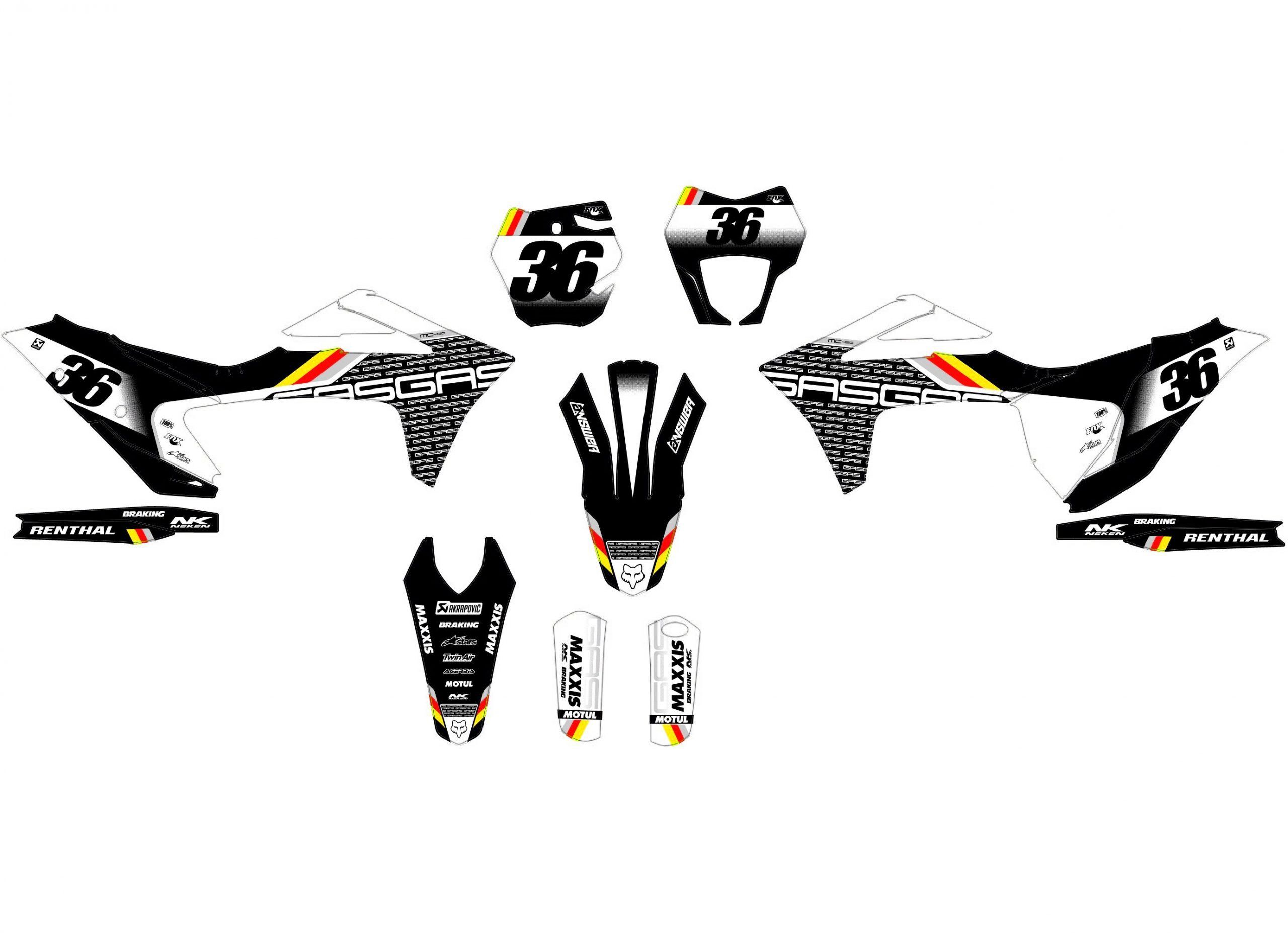kit déco gasgas ec (2021 2023) gaz