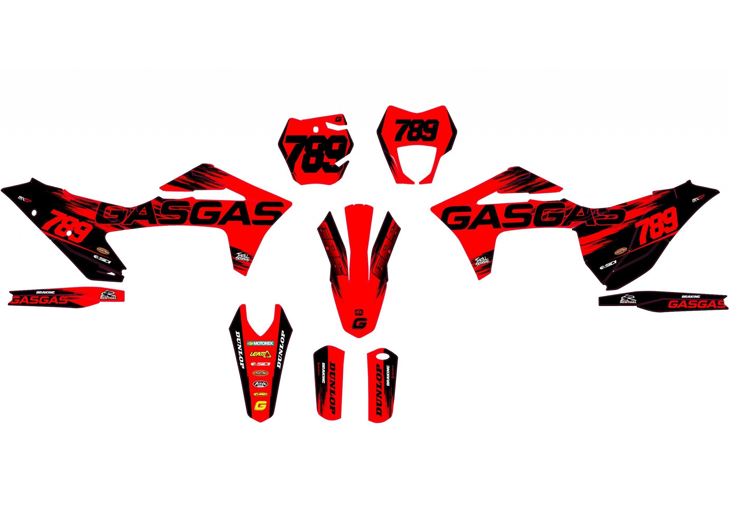 kit déco gasgas ec (2021 2023) griffe