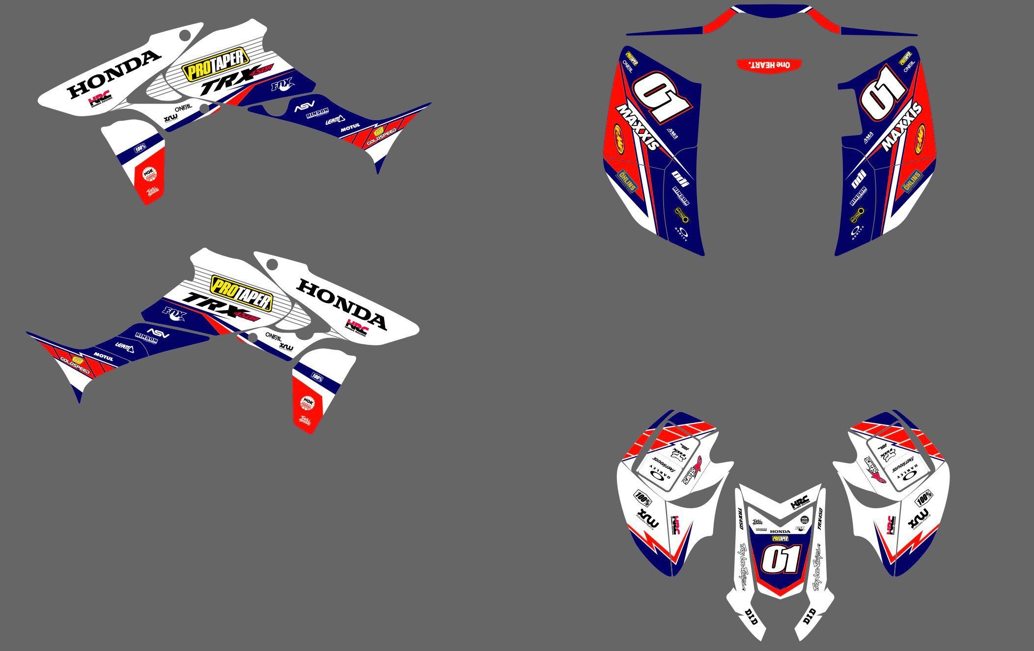 kit déco honda 450 trx airon