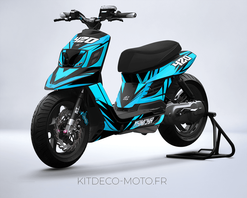 kit déco mbk booster bcd craft cyan