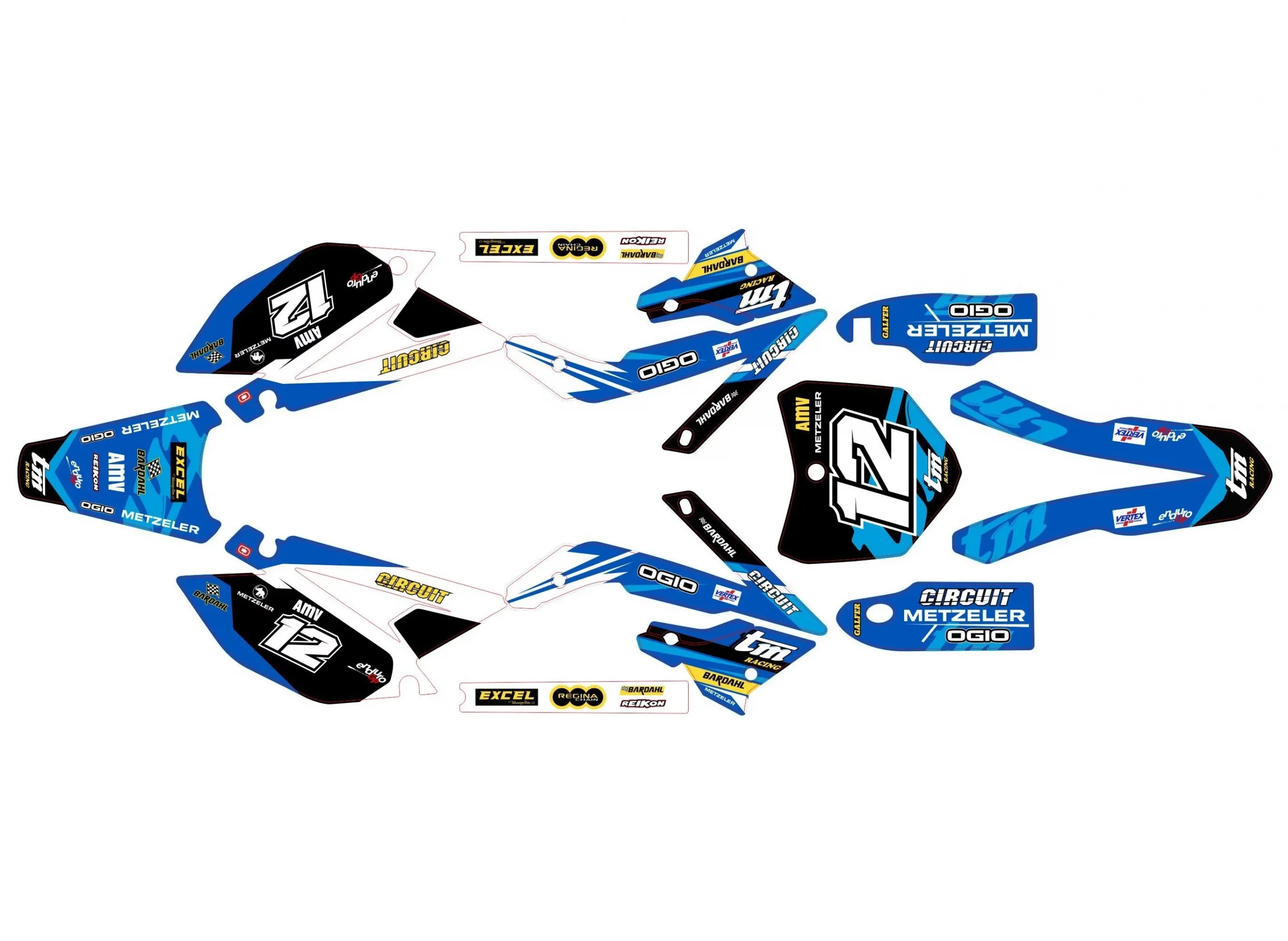 kit déco tm racing 85 (2013 2024) ogio