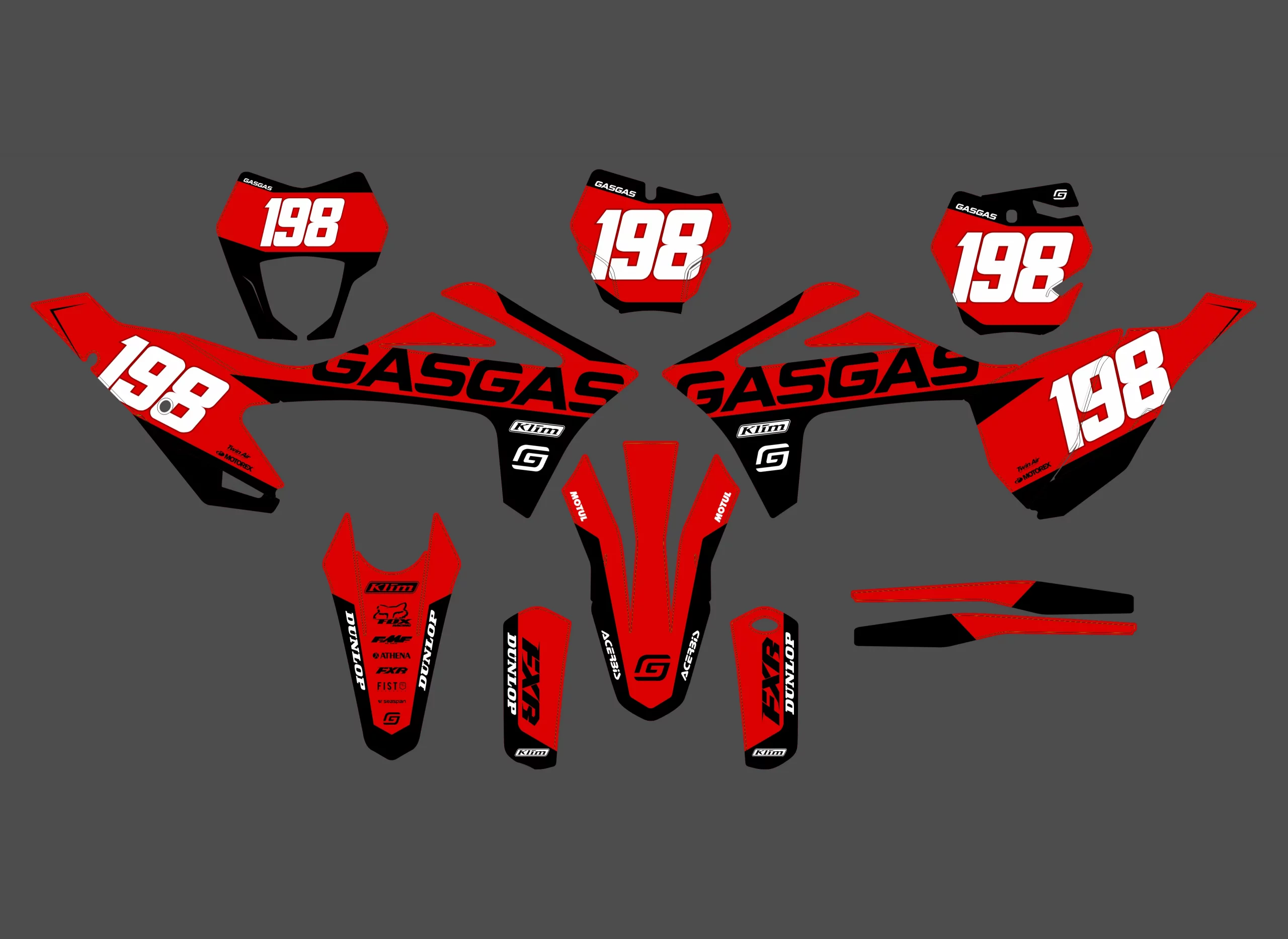 kit déco gasgas ec (2021 2023) swift