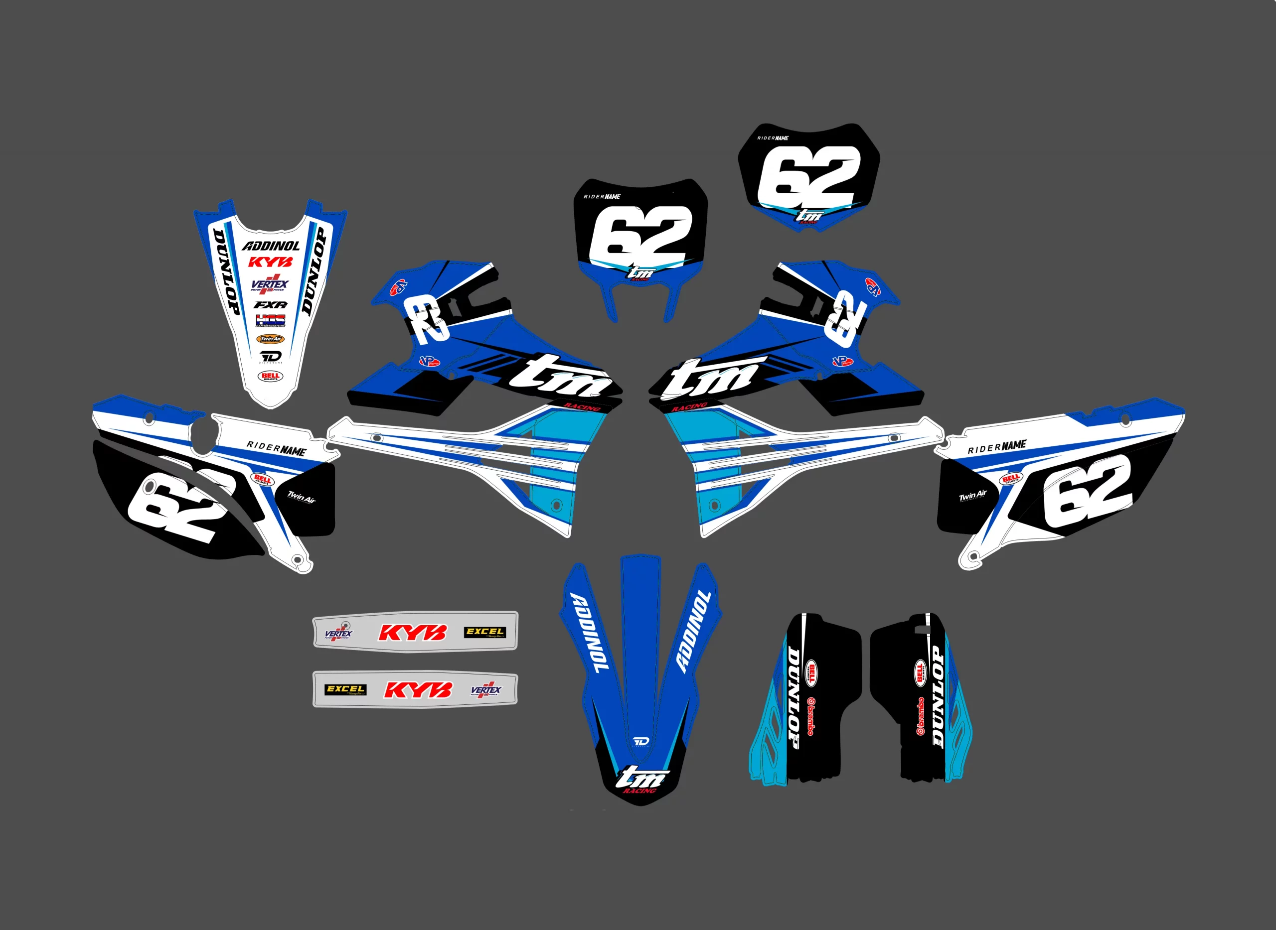 kit déco tm racing (2022 2024) origine #2