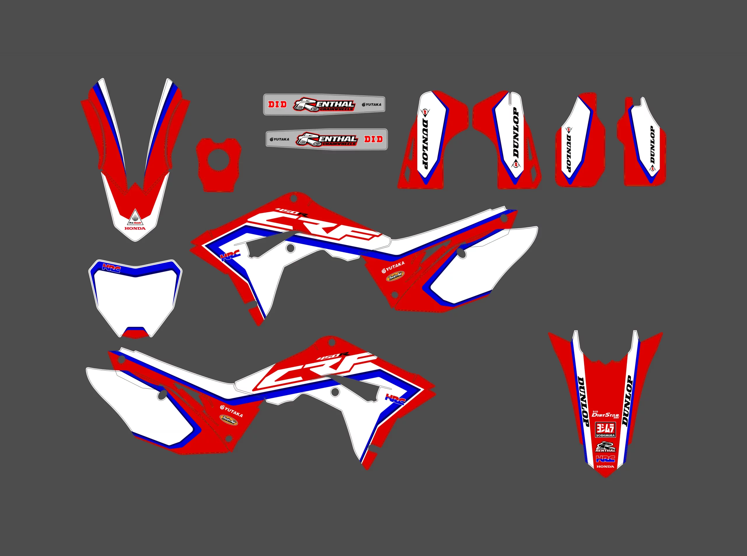 kit déco honda 250 crf (2018 2021) – type origine