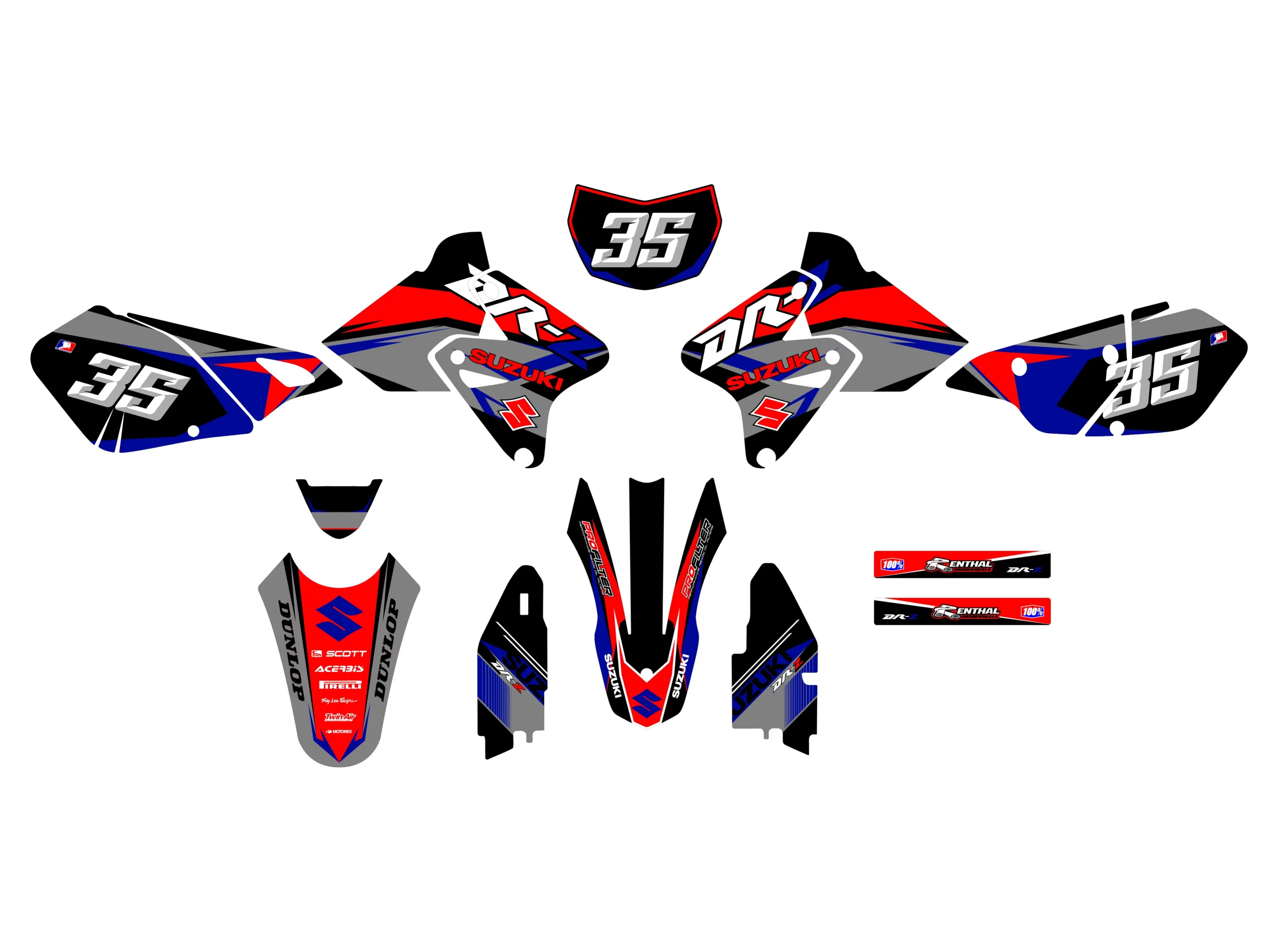 kit déco suzuki drz 400 colors