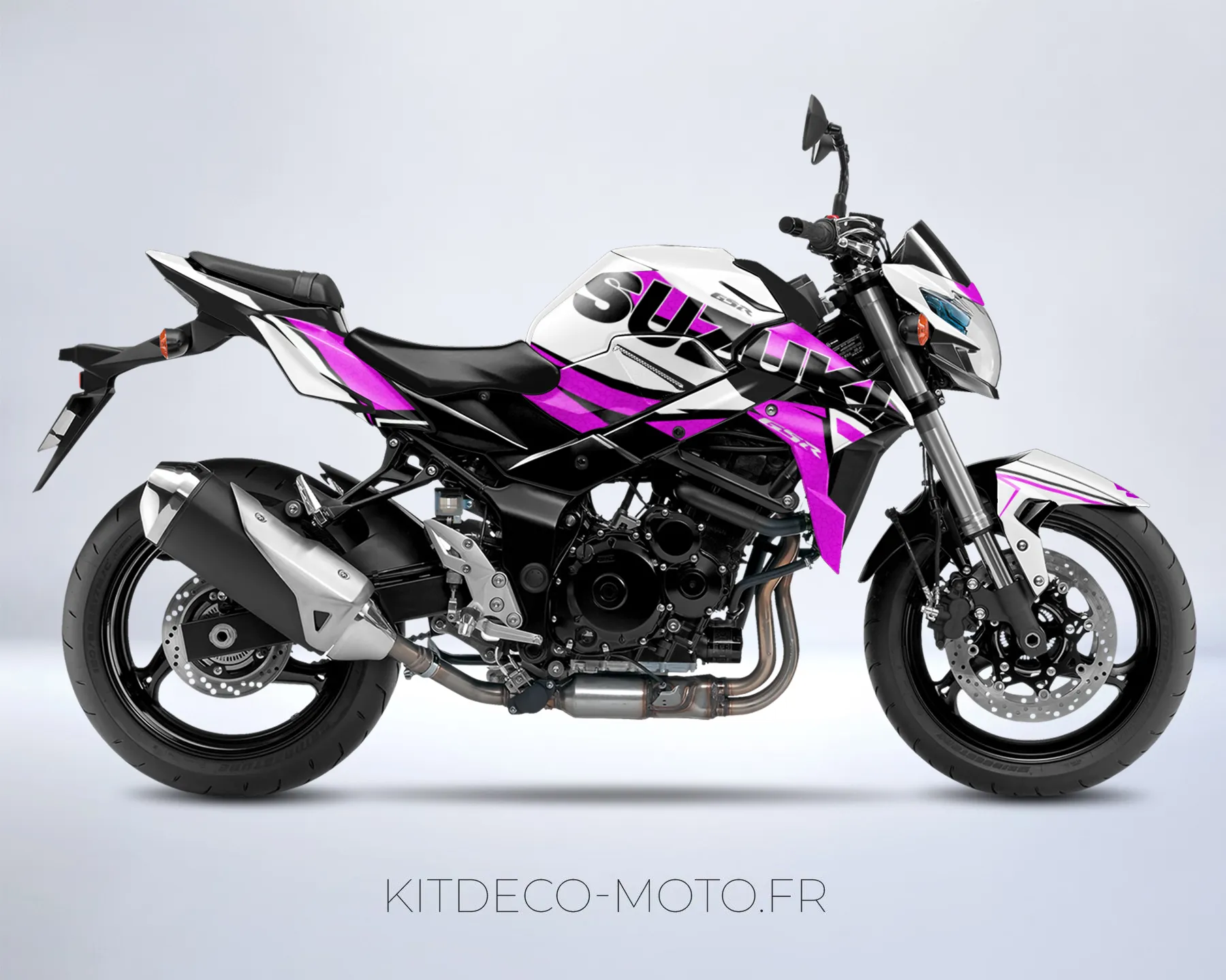 kit déco suzuki gsr 750 (2011 2017) – légende rose