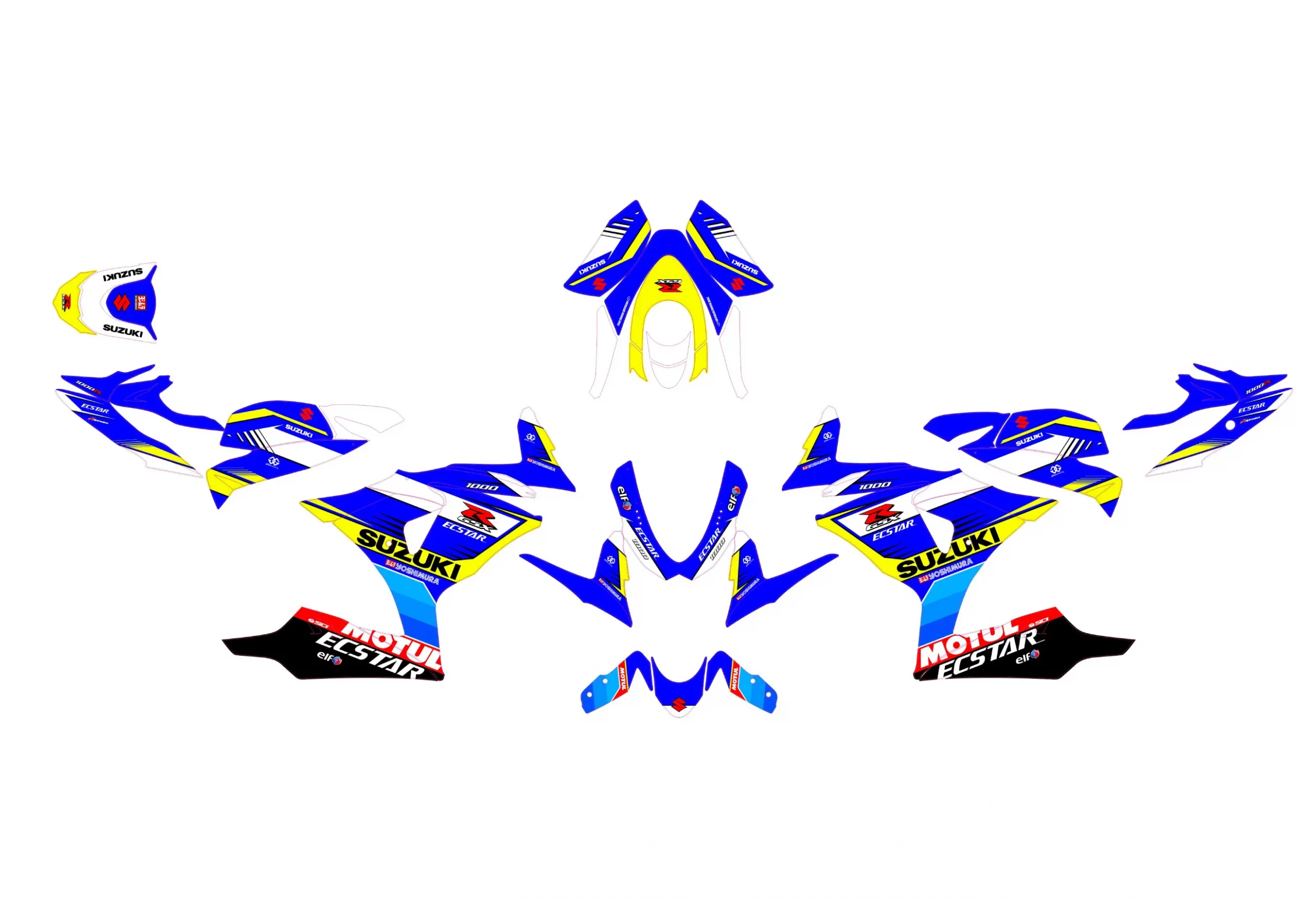 kit déco suzuki gsx r 1000 – ecstar