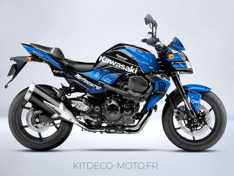 Kawasaki Z750 deco kit - Monster Grey - Motorcycle Deco Kit Shop