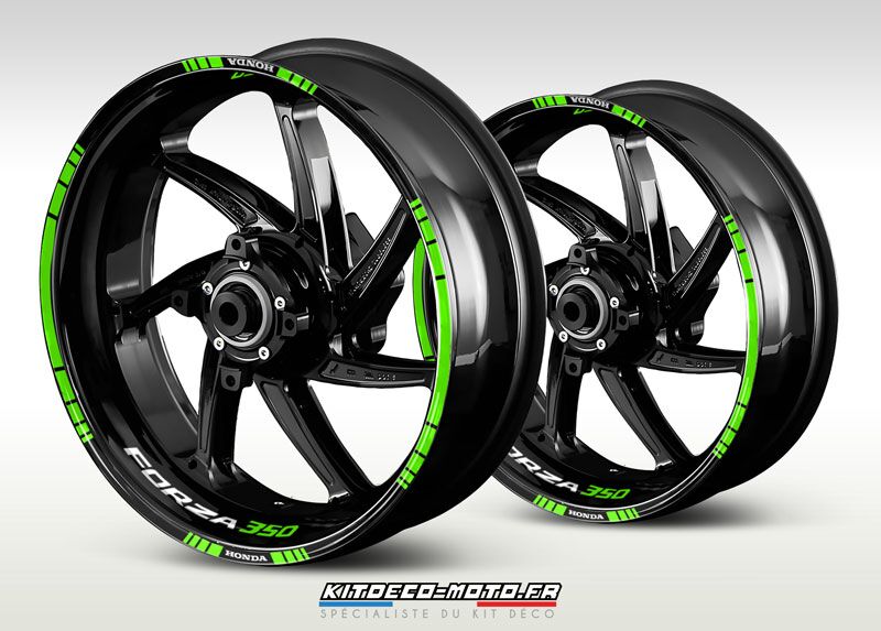 stickers de jante moto honda forza 350