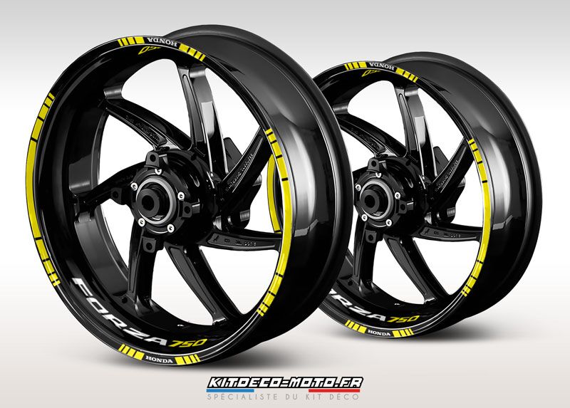 stickers de jante moto honda forza 750