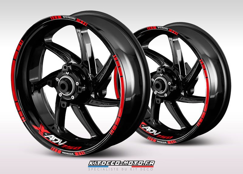 stickers de jante moto honda x adv 750
