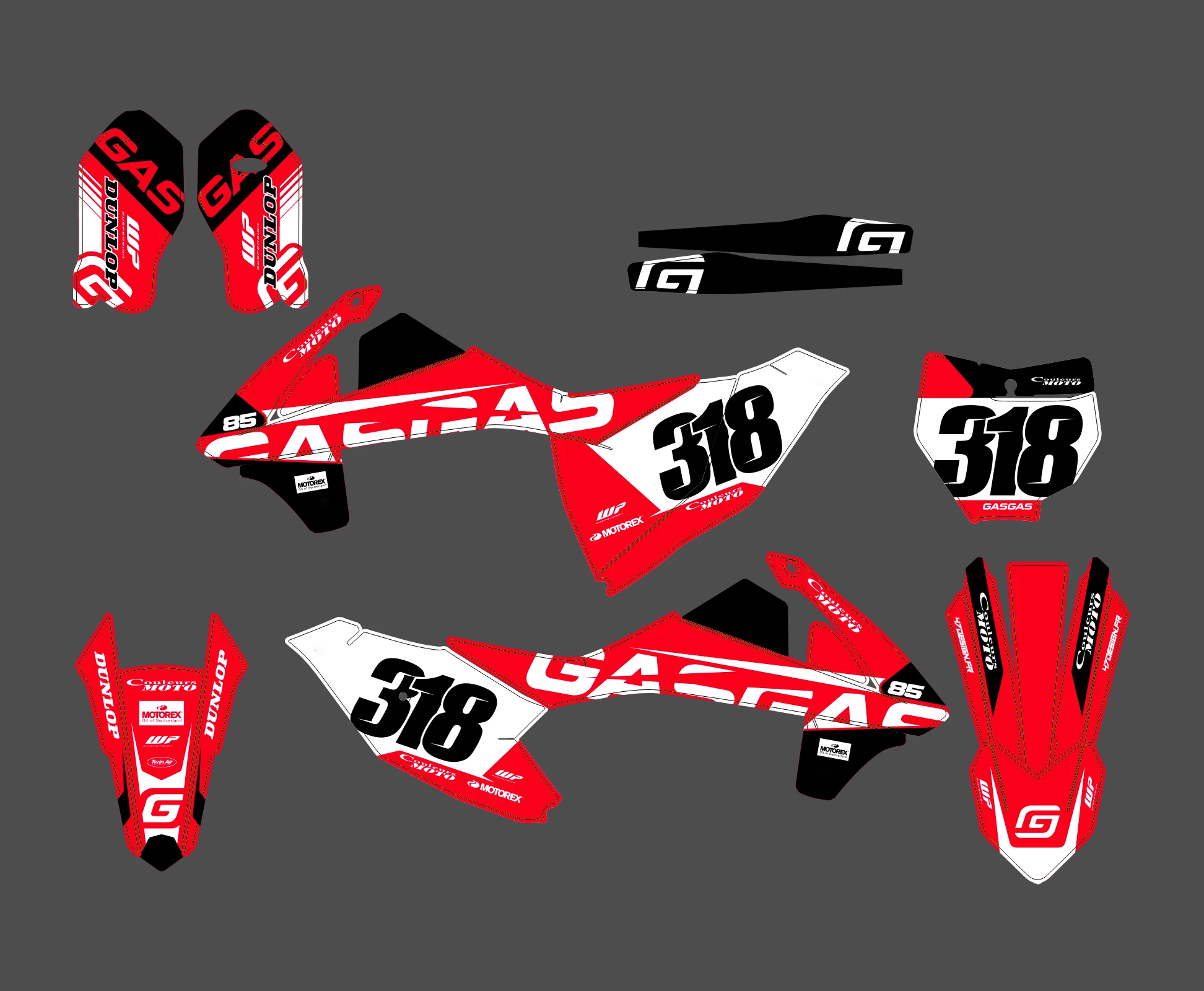 kit déco gasgas 85 mc race