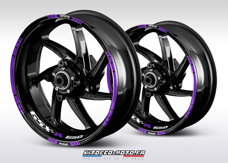 sticker jante moto suzuki gsx r 650 violet