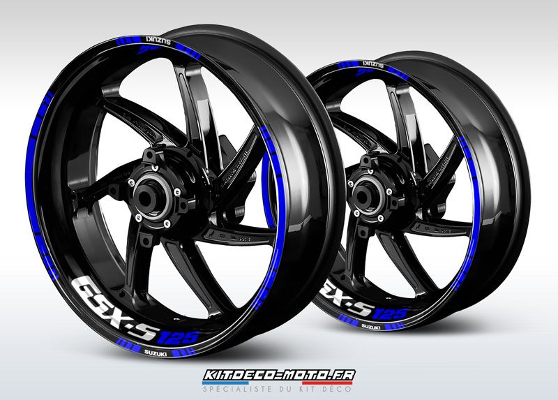 sticker jante moto suzuki gsx s 125 bleu