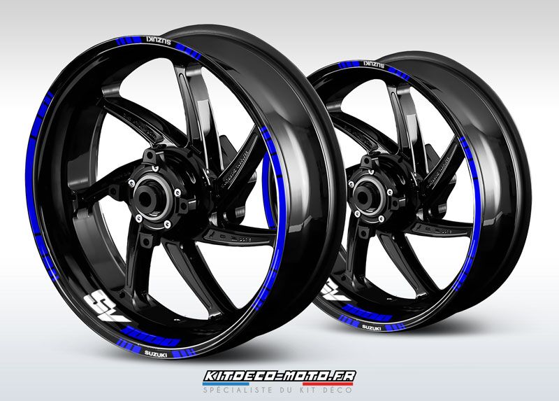 sticker jante moto suzuki sv 1000 bleu