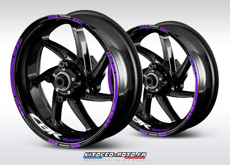 sticker jante moto honda cbr 1000 violet