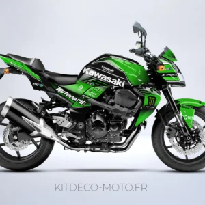 Kawasaki Z750 deco kit - Monster Green - Motorcycle Deco Kit Shop